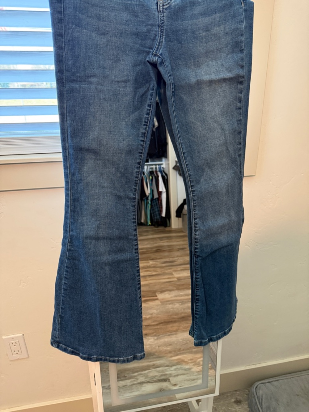 SO Women's Medium Blue Flare Jeans